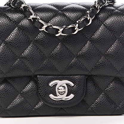 Chanel Caviar Quilted Mini Square Flap Black 10 of 10
