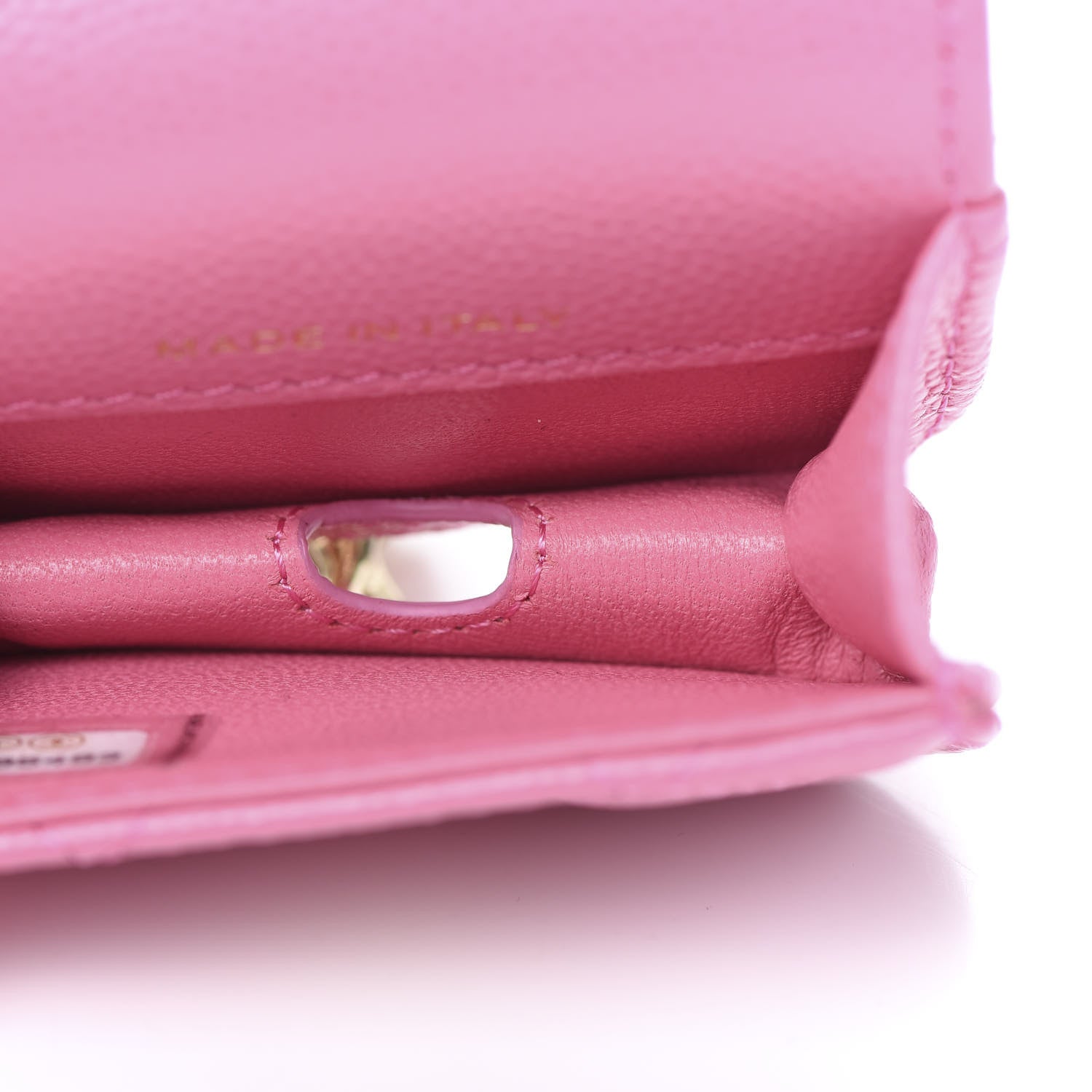 Chanel Caviar Quilted Crystal CC Airpods Pro Case Pink 5 of 9