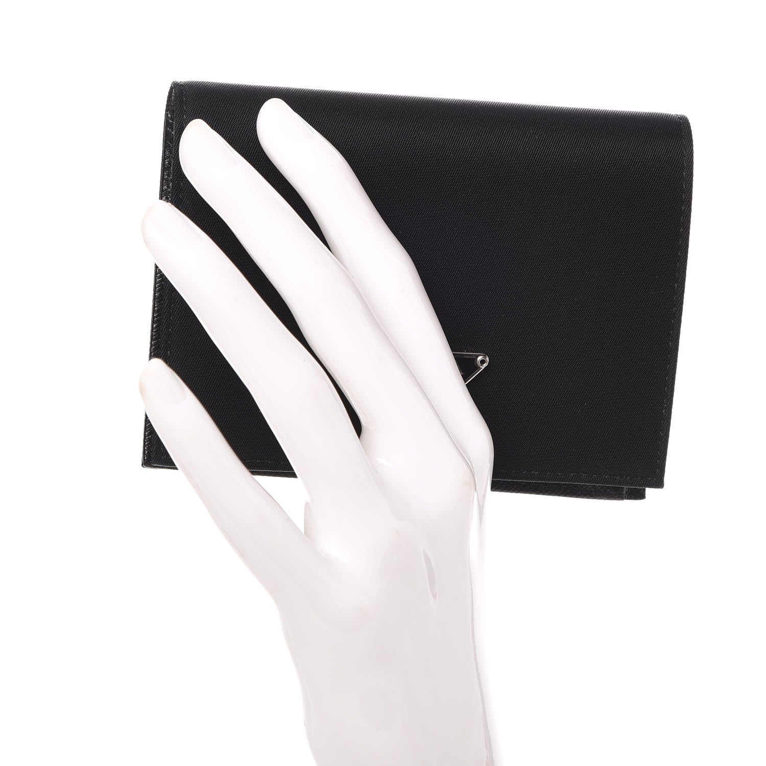 Prada Tessuto Nylon Wallet Black 2 of 8