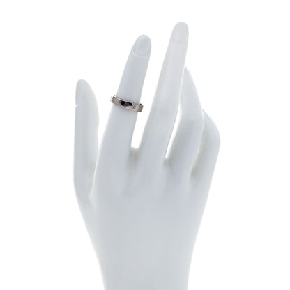 Cartier 18K White Gold 4mm Happy Birthday Band Ring 50 5.25 2 of 5