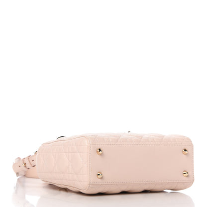 Christian Dior Lambskin Cannage Small Lucky Badges My Lady Dior Pink 4 of 10