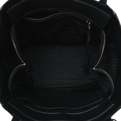 Prada Vitello Phenix Shopping Tote Black 4 of 11