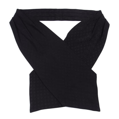 Chanel Silk CC Scarf Black 1 of 3