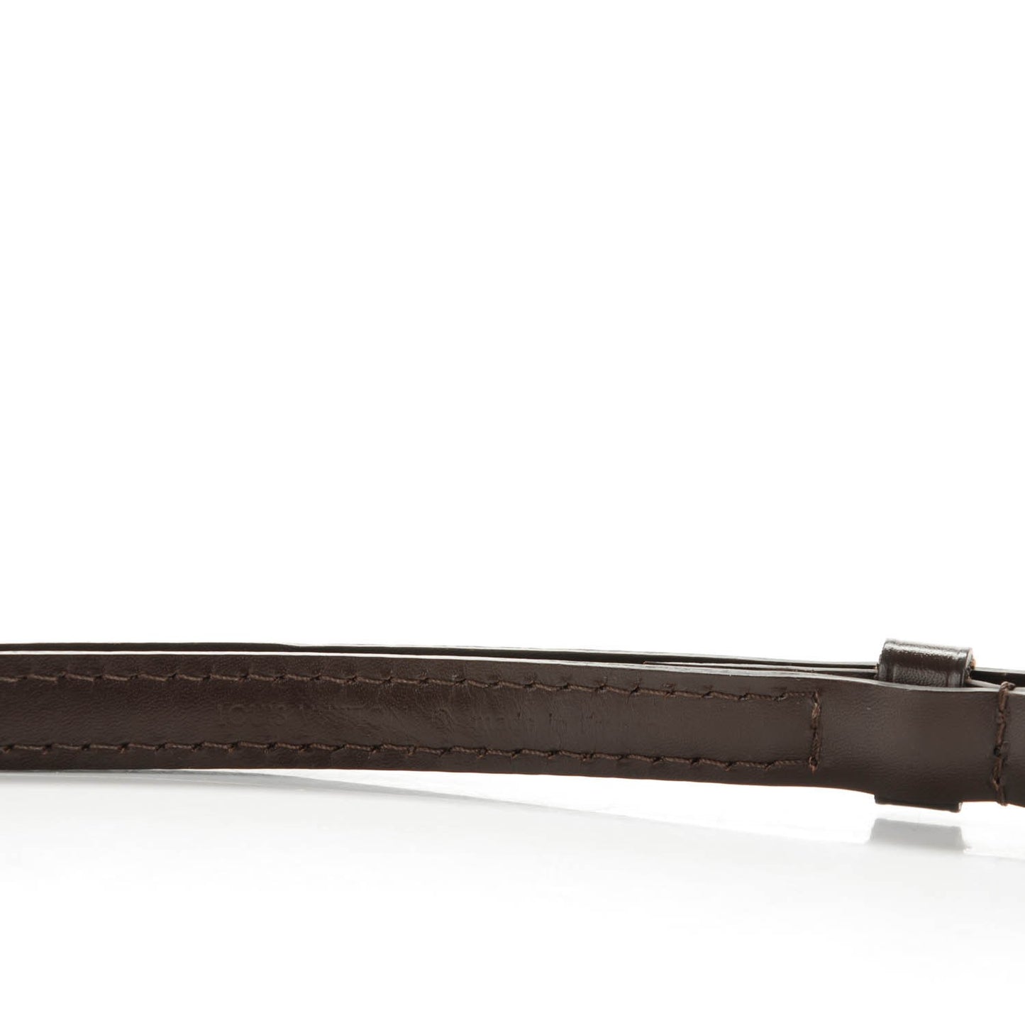Calfskin 12mm Adjustable Shoulder Strap Brown
