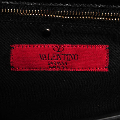 Valentino Garavani Nappa Small Aphrodite Bow Satchel Black 6 of 7