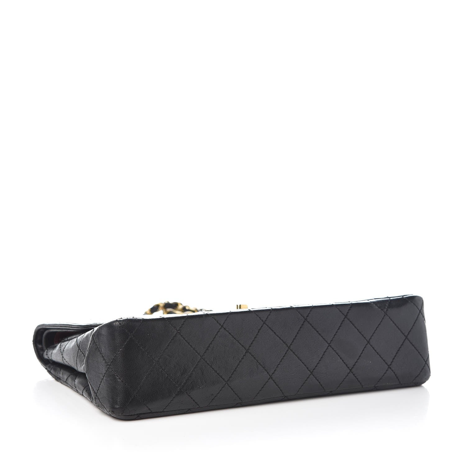 Chanel Lambskin Quilted Medium Double Flap Black 4 of 9