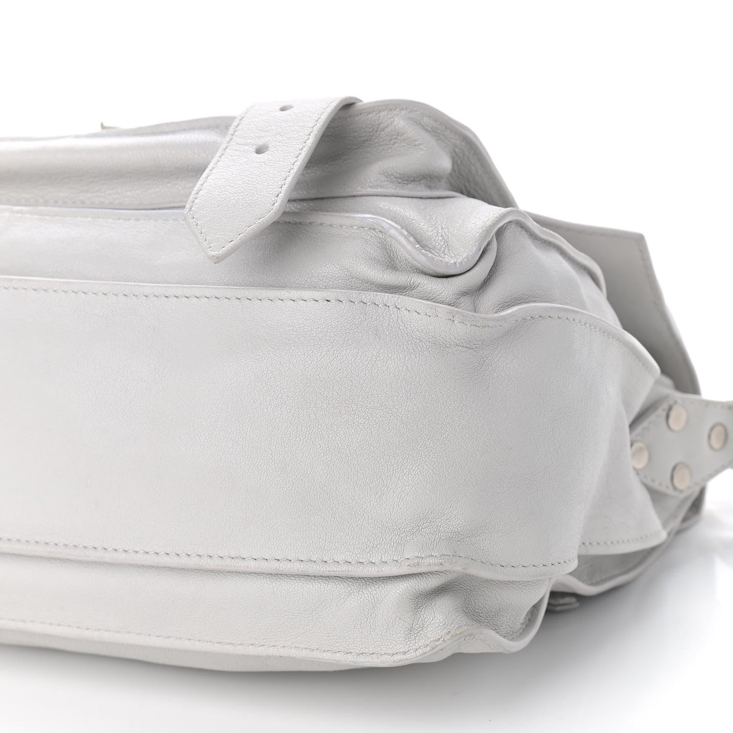 Proenza Schouler Lambskin Medium PS1 Satchel Pale Steel 9 of 12