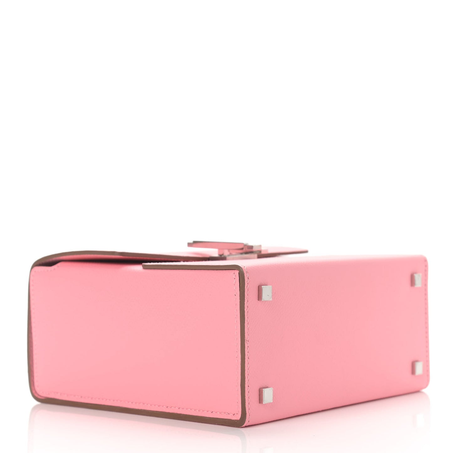 Epsom Cinhetic Boxy Top Handle Bag Rose Confetti