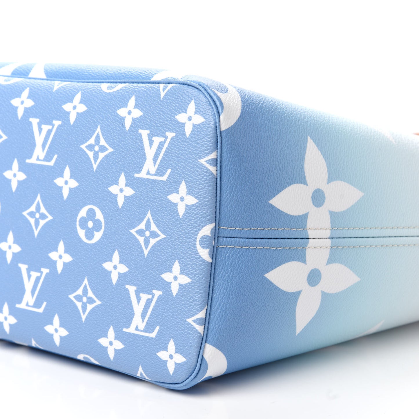 Monogram Giant By The Pool Neverfull MM Blue