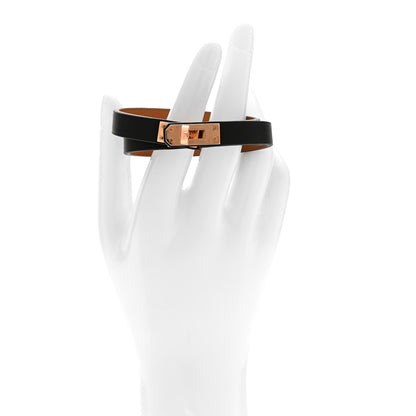 Hermes Swift Mini Kelly Double Tour Bracelet T2 Black 2 of 6
