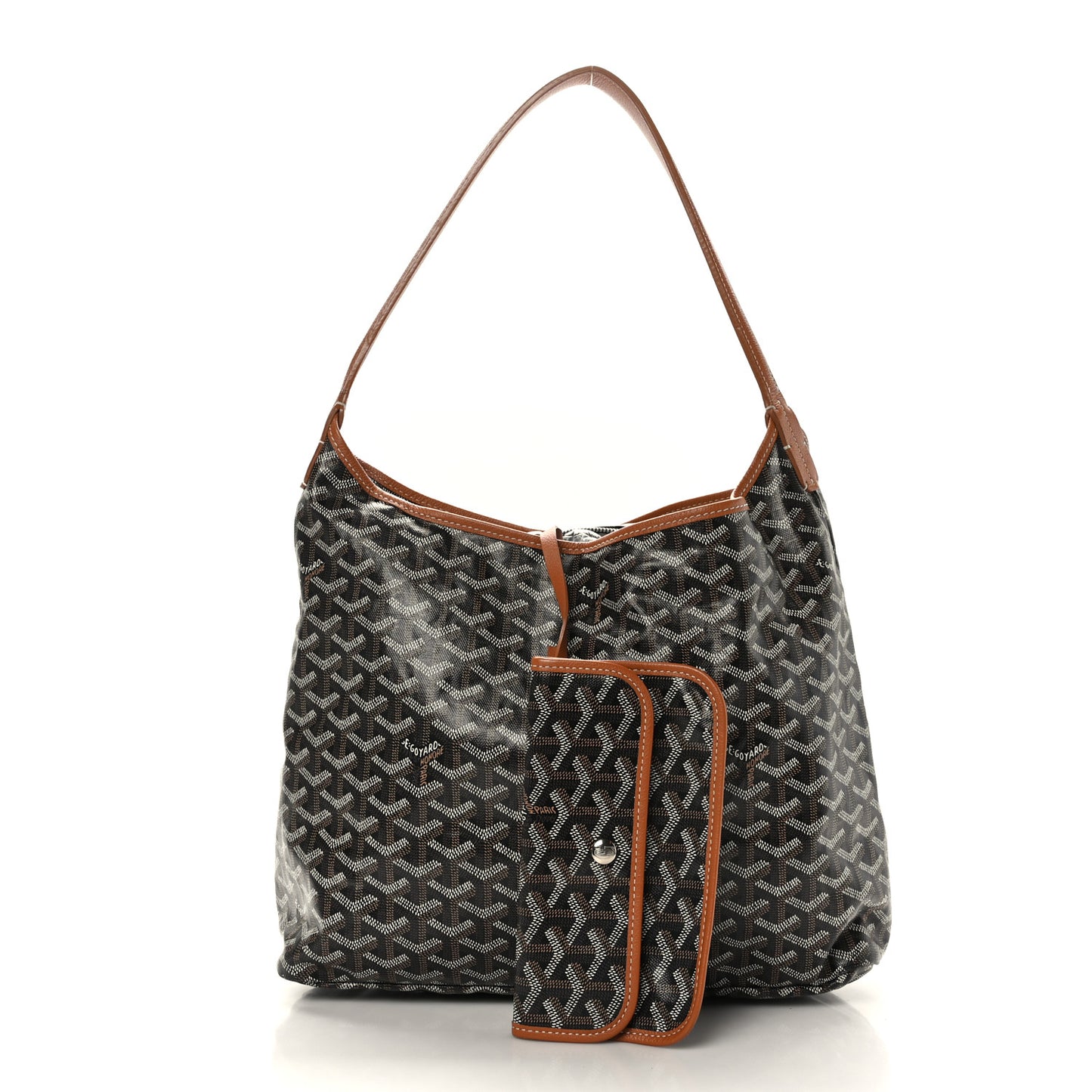 Goyardine Boheme Hobo Black Gold