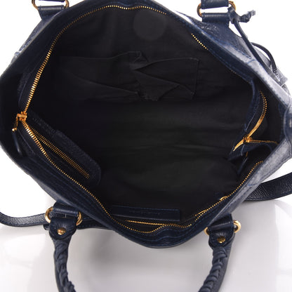 Balenciaga Agneau Giant 12 Gold Hardware City Bleu Obscur 5 of 7
