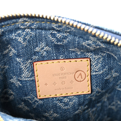 Louis Vuitton Denim Fairfax Pochette Blue 6 of 9