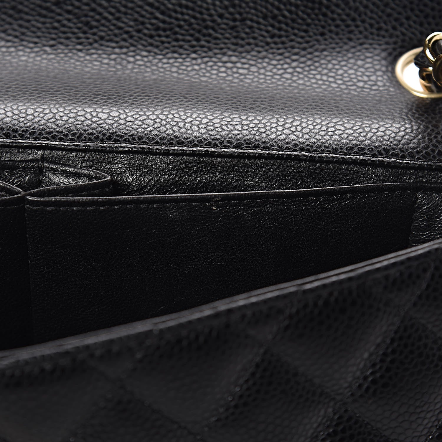 Chanel Caviar Quilted East West Flap Black 6 of 11