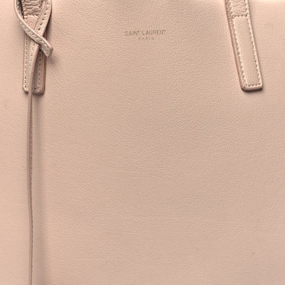 Saint Laurent Calfskin Large Shopping Tote Pale Blush 10 of 23
