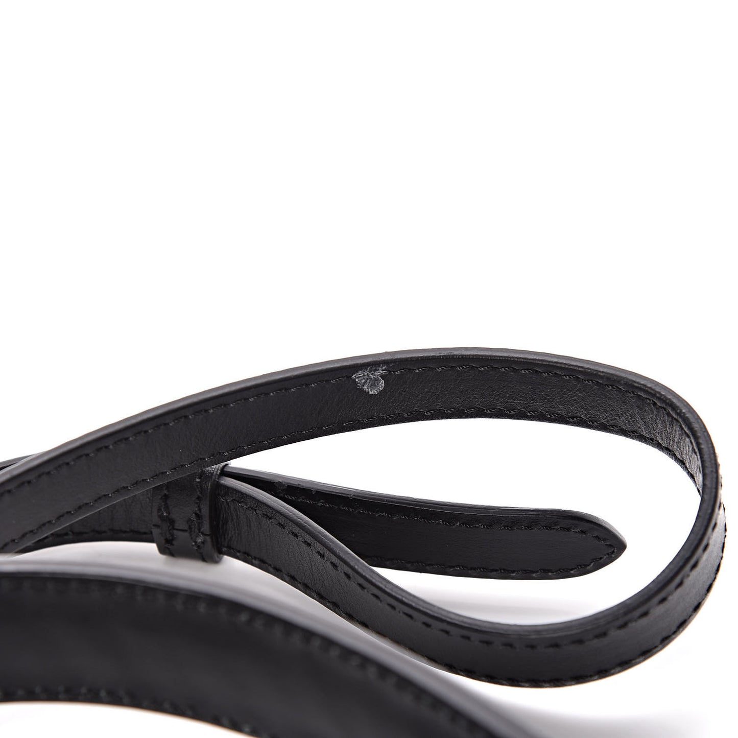 Calfskin Flower Top Handle Black