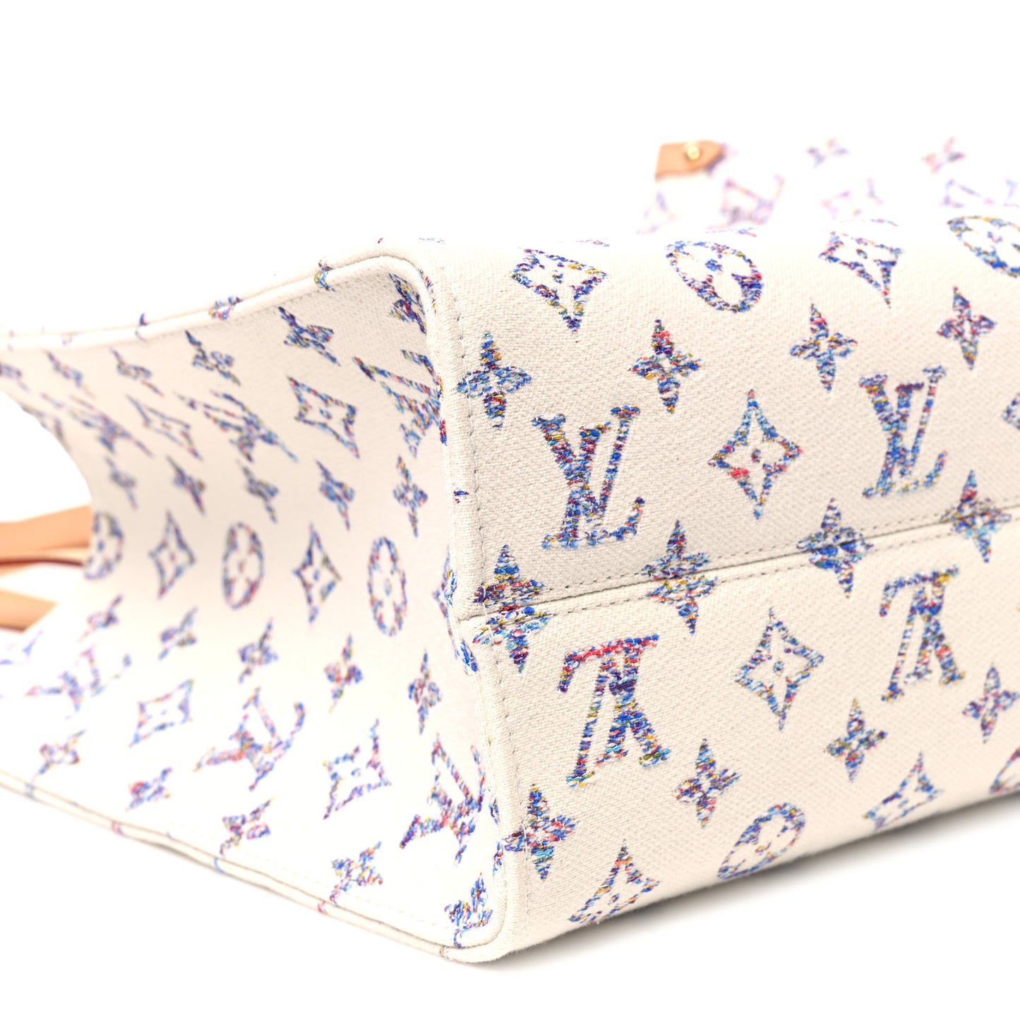 Monogram Jacquard Nautical Onthego MM Multicolor Beige