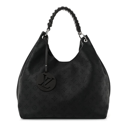 Louis Vuitton Mahina Carmel Hobo Black 1 of 9