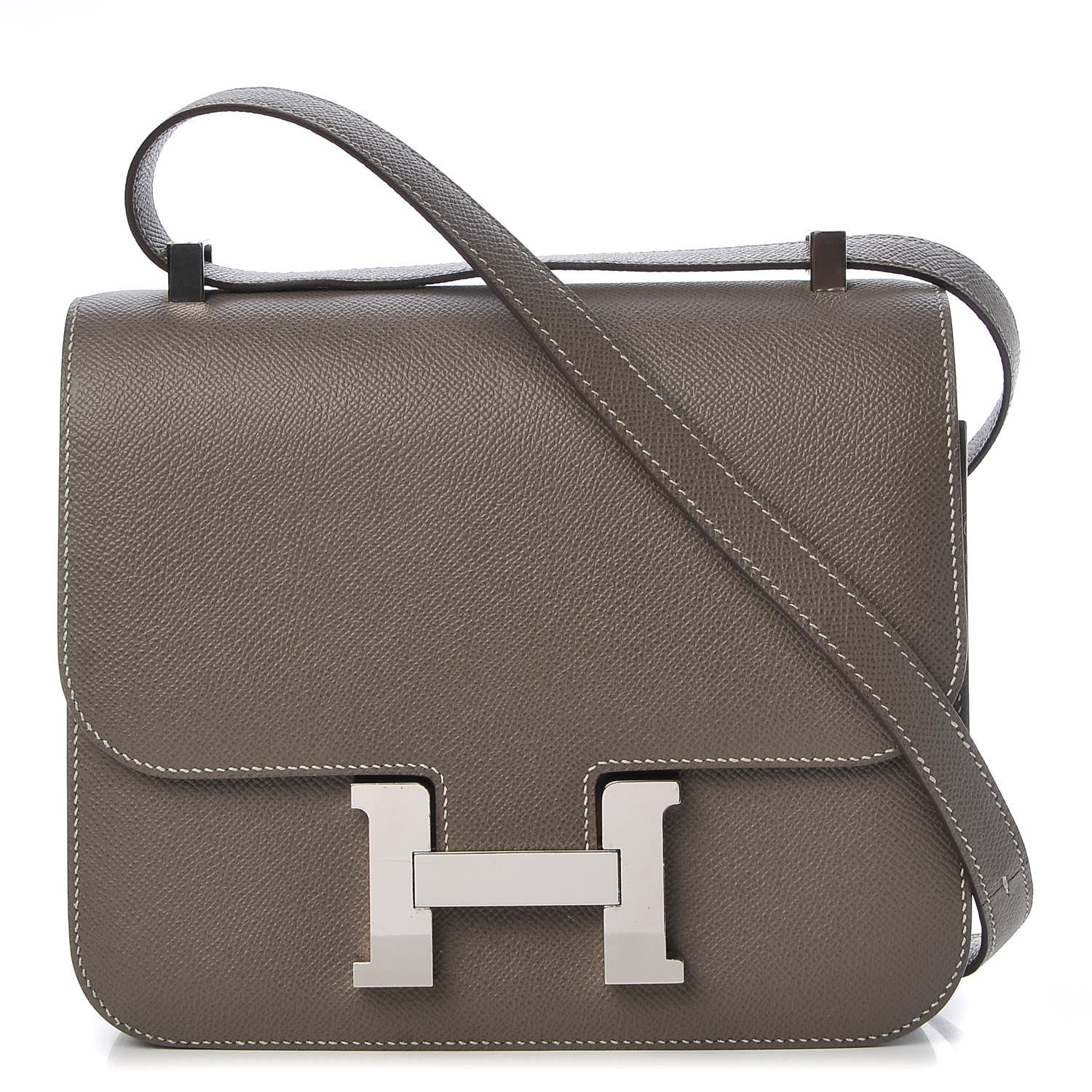 Hermes Epsom Horseshoe Constance 24 Etain Black 1 of 22