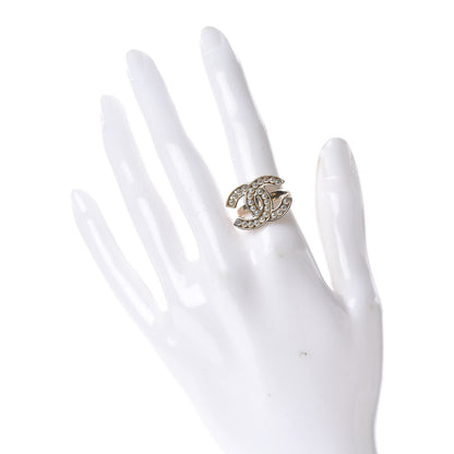 Chanel Pearl CC Ring 51 5.75 Gold 2 of 7