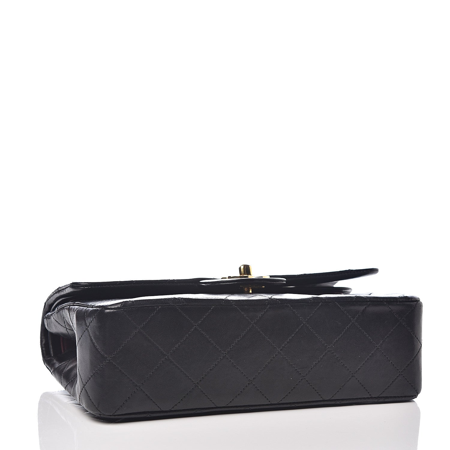 Chanel Lambskin Quilted Small Double Flap Black 3 of 15