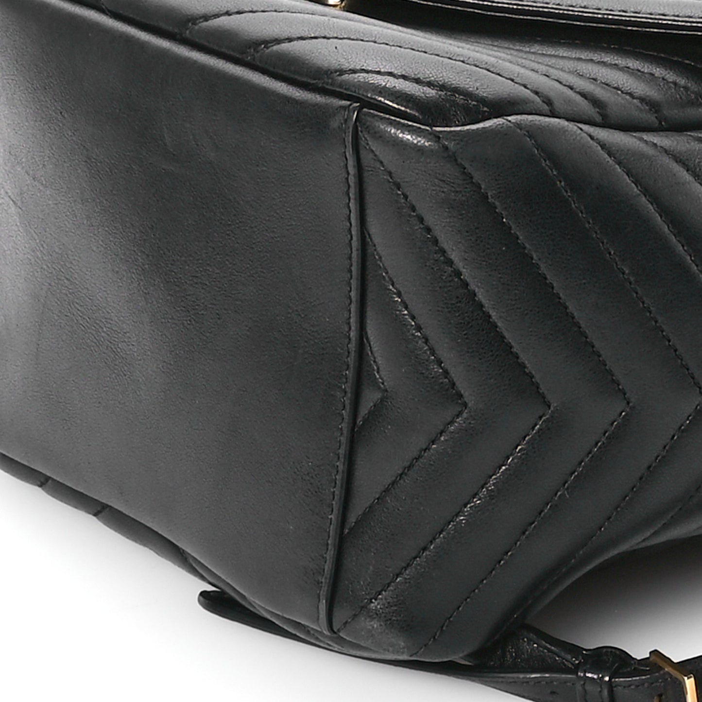 Lambskin Matelasse Monogram Joe Backpack Black