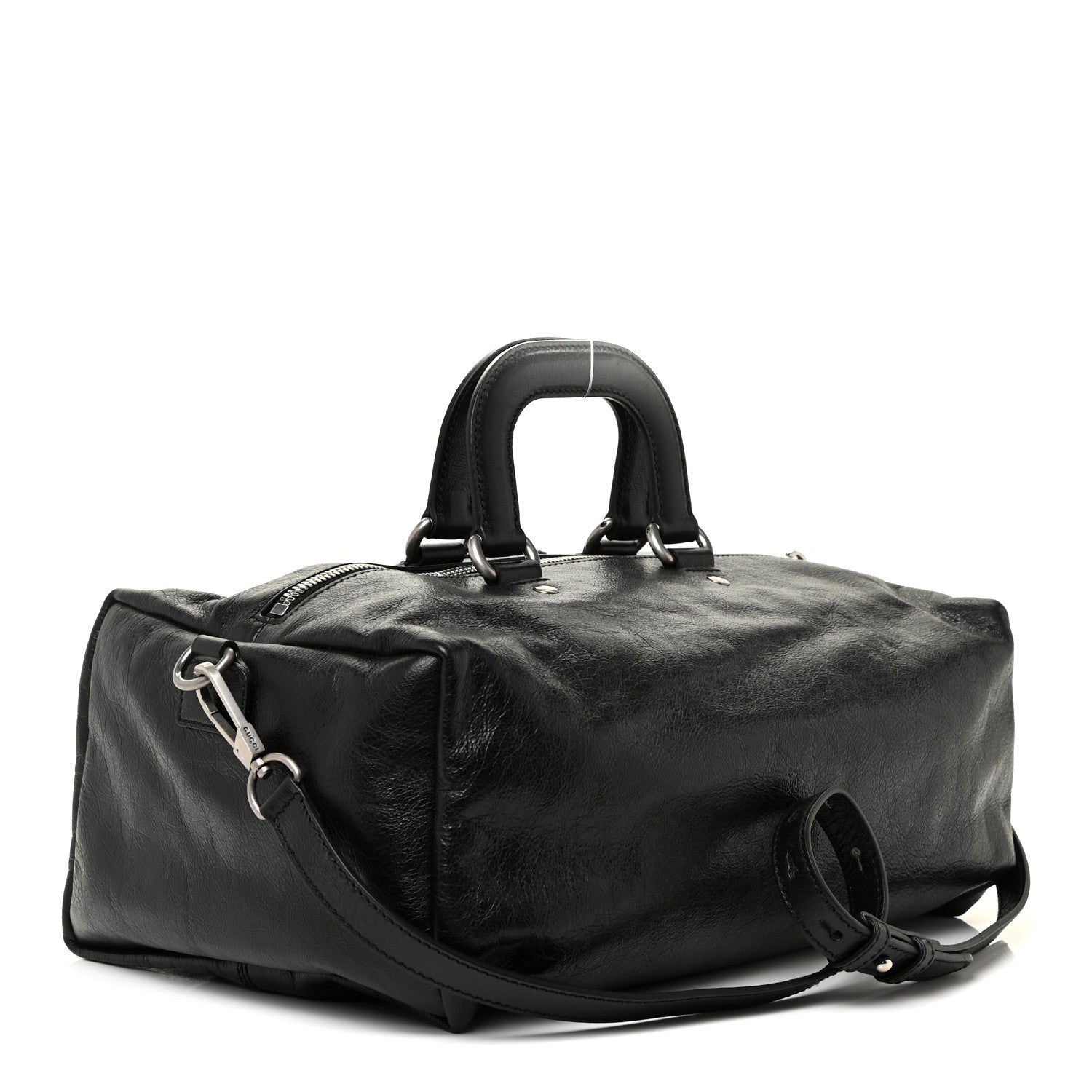 Gucci Fluffy Calfskin Morpheus Convertible Backpack Black 4 of 15
