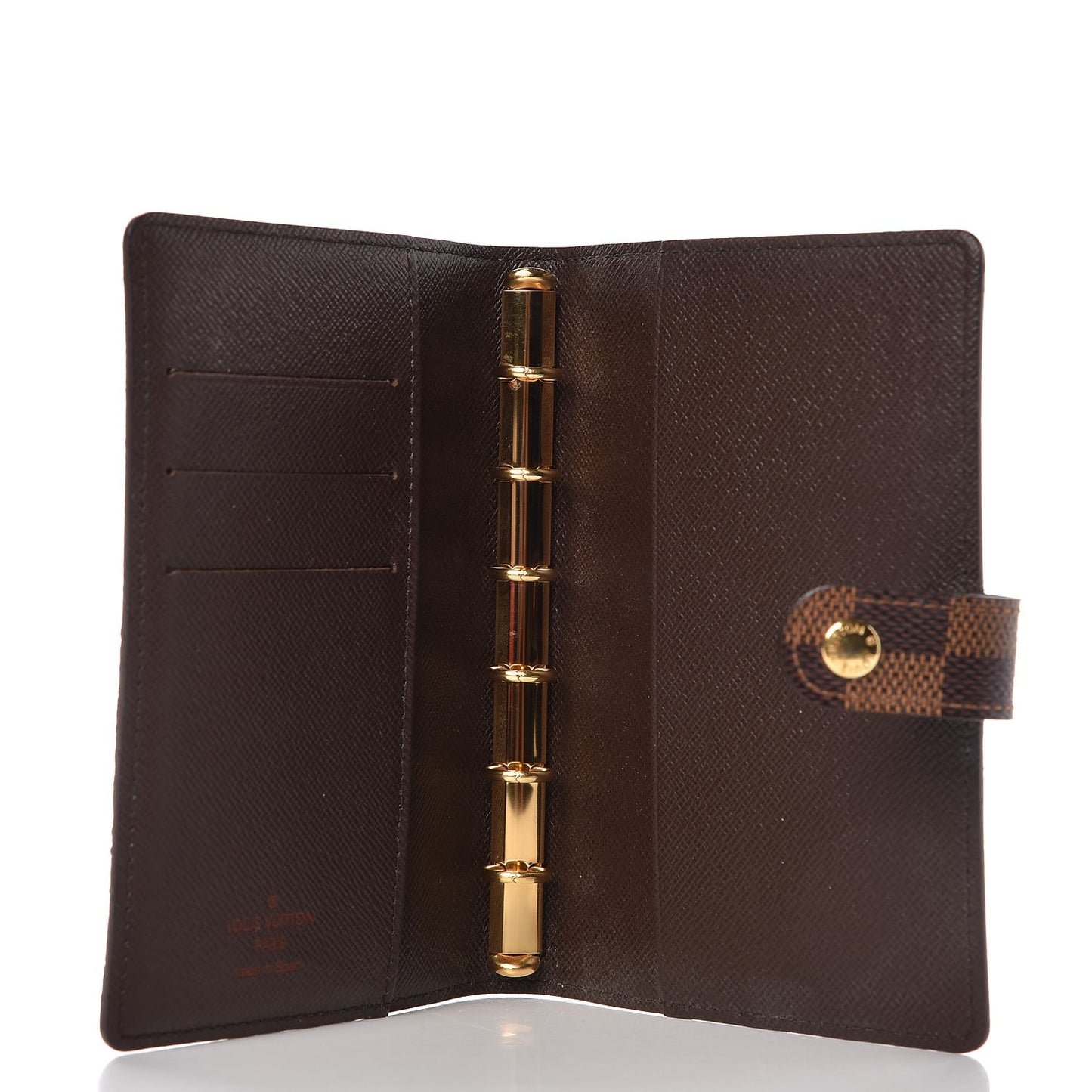 Damier Ebene Small Ring Agenda Cover