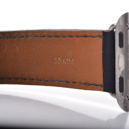 Hermes Gala 38mm Series 3 Apple Watch Eperon d'Or Bleu Marine 11 of 20