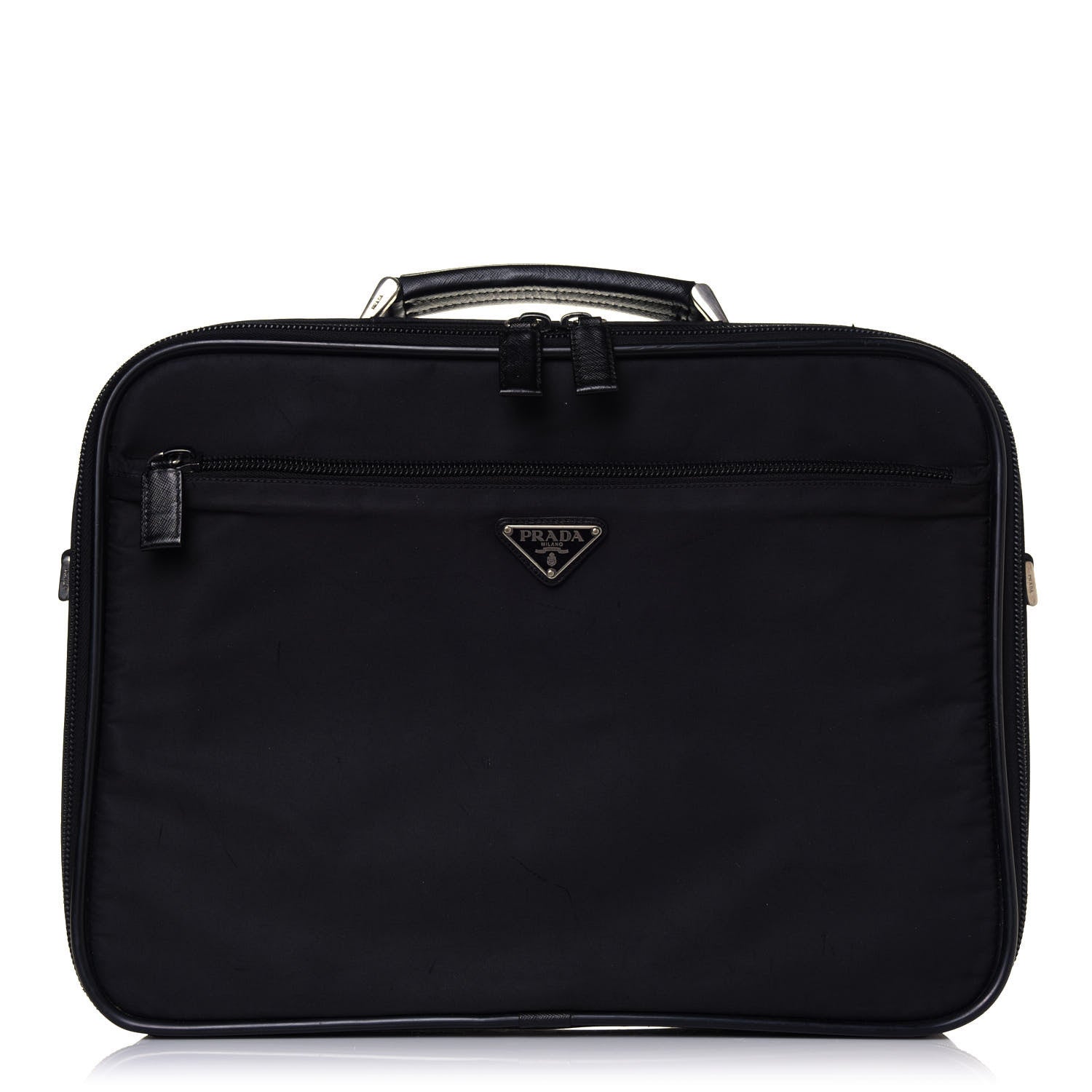 Prada Tessuto Nylon Briefcase Black 1 of 12