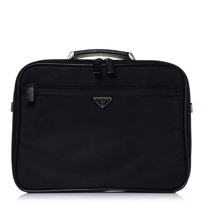 Prada Tessuto Nylon Briefcase Black 1 of 12