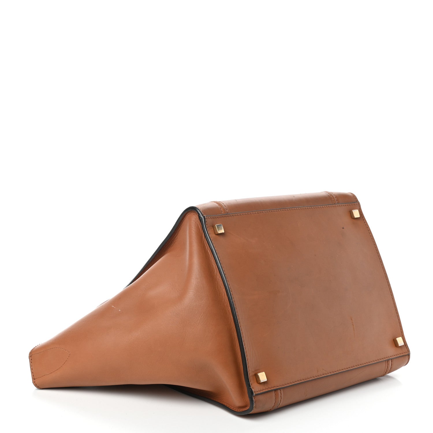 Celine Natural Calfskin Medium Phantom Luggage Tan 4 of 9