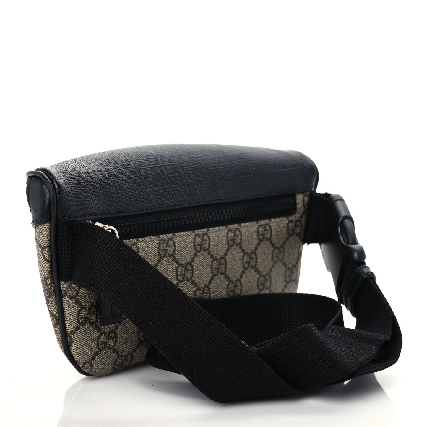 GG Supreme Monogram Belt Bag Black