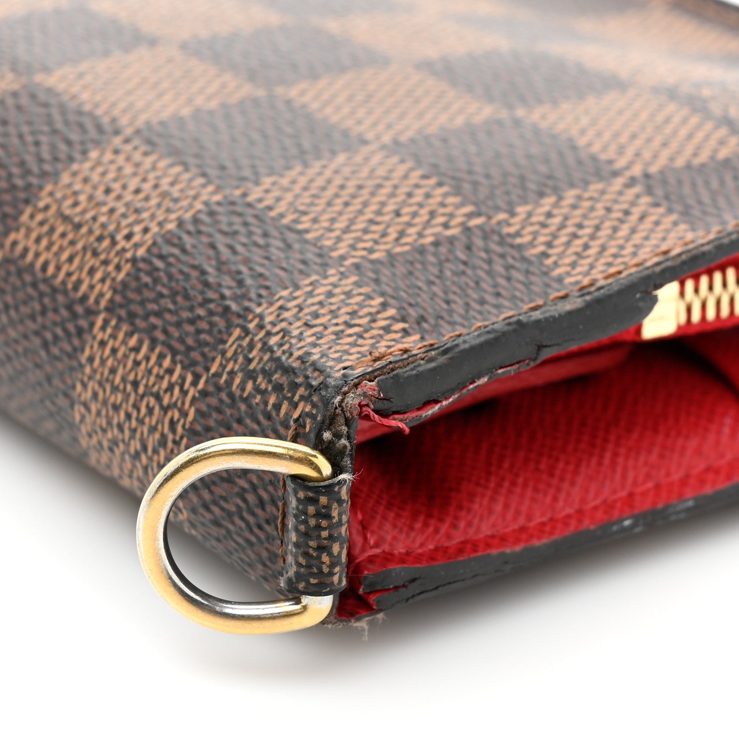 Louis Vuitton Damier Ebene Insolite Wallet Red 16 of 21