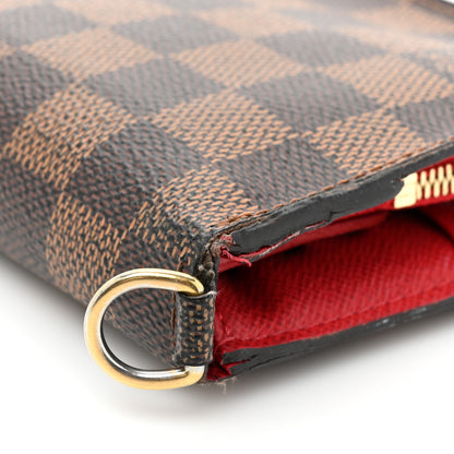 Louis Vuitton Damier Ebene Insolite Wallet Red 16 of 21
