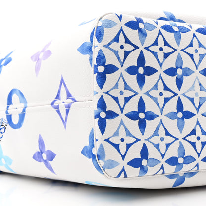 Louis Vuitton Monogram Giant By The Pool 2.0 Neverfull MM Blue 10 of 11