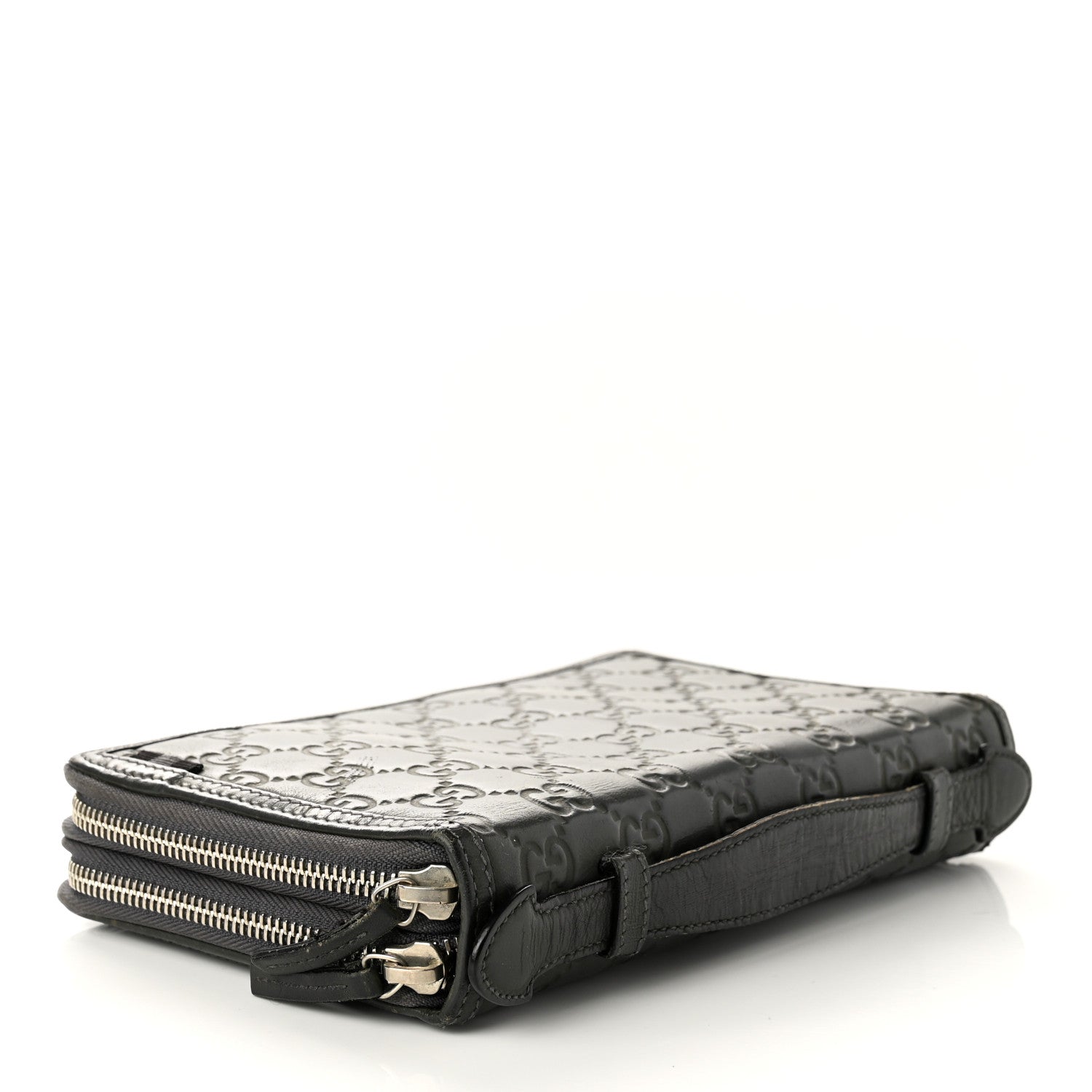 Gucci Guccissima Signature Travel Document Case Grey 4 of 10