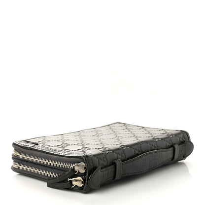 Gucci Guccissima Signature Travel Document Case Grey 4 of 10