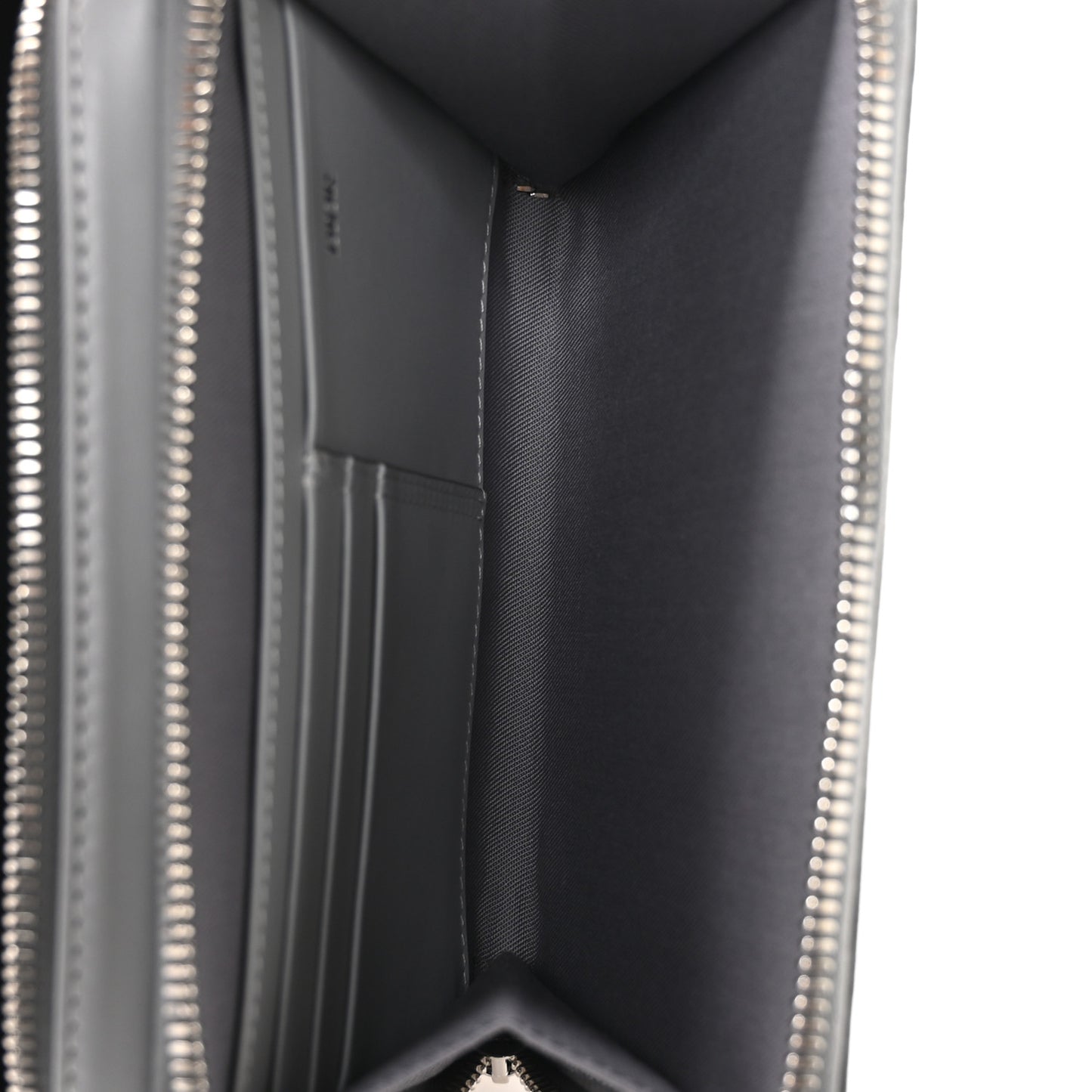 Coated Canvas CD Diamond Messenger Pouch Grey
