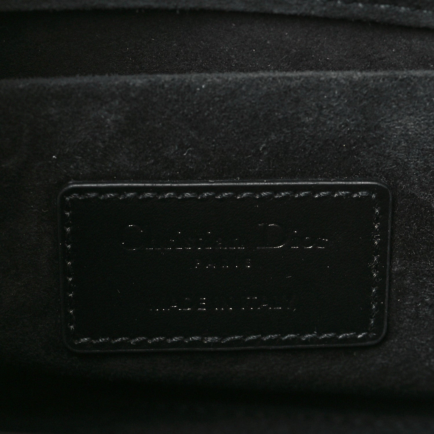 Christian Dior Calfskin Cannage Diamond Medium Lady D-Joy Black 6 of 8