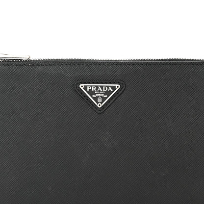 Prada Saffiano Mini Shoulder Bag Black 7 of 12