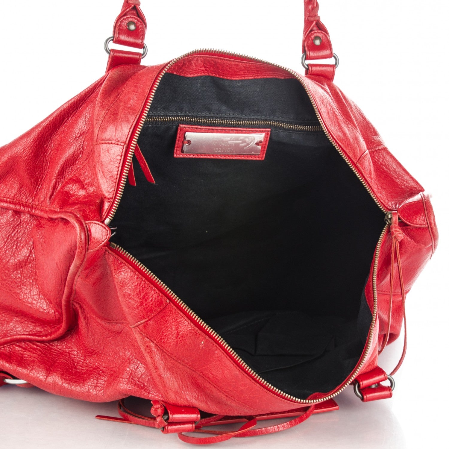 Balenciaga Agneau Classic Hardware Work Rouge Cardinal 5 of 14