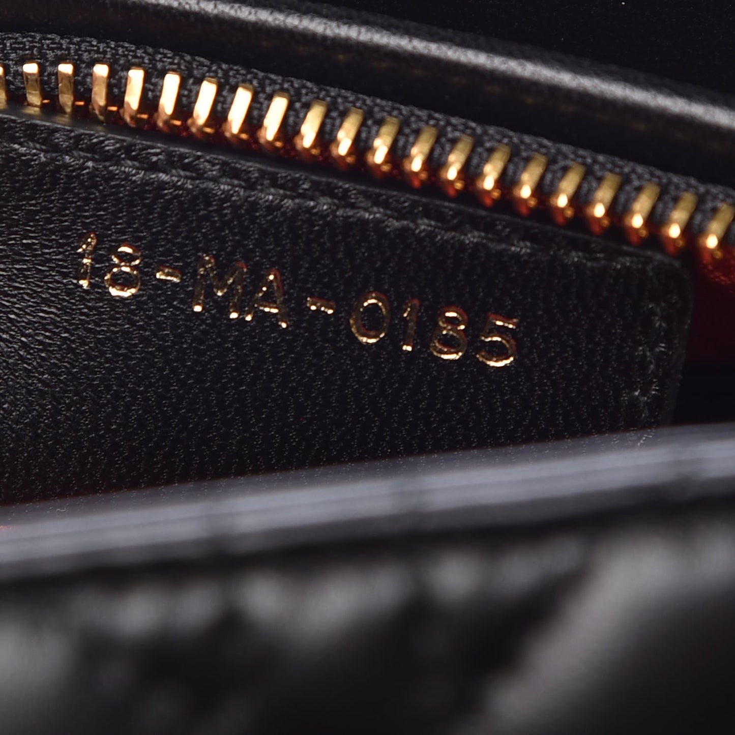 Lambskin Cannage Medium Lady Dior Black