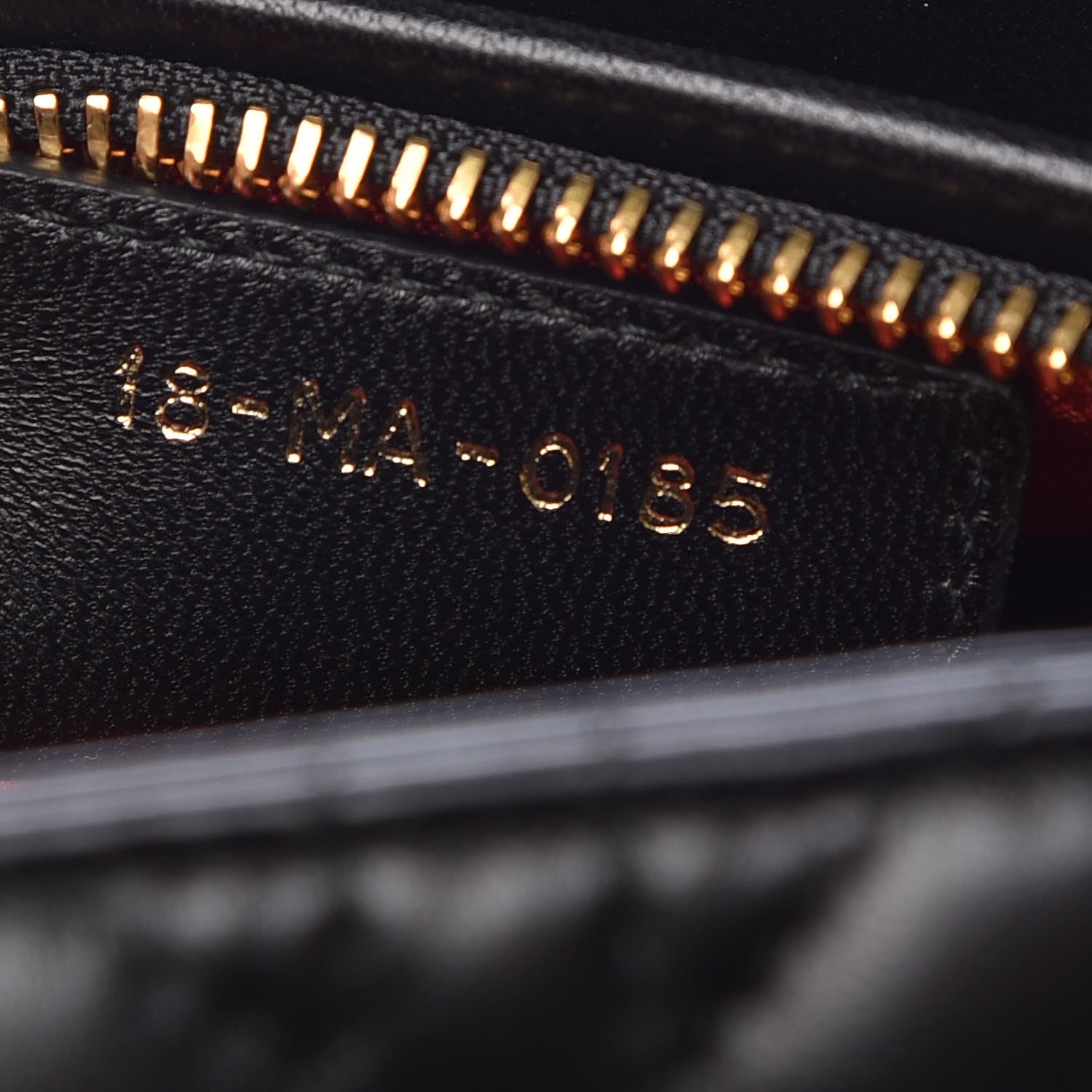 Christian Dior Lambskin Cannage Medium Lady Dior Black 9 of 10