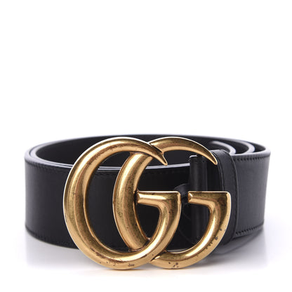 Gucci Calfskin Double G 40mm Belt 75 30 Black 1 of 5