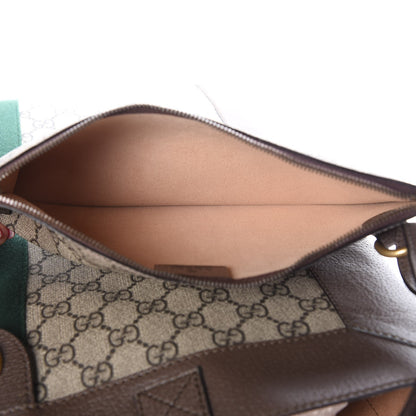 Gucci GG Supreme Monogram Web Large Ophidia Vertical Shopping Tote Brown 8 of 11