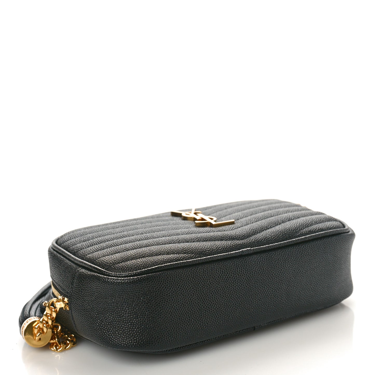 Grain De Poudre Matelasse Monogram Mini Lou Camera Bag Black