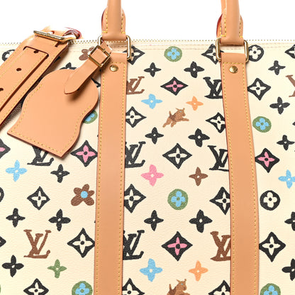 Louis Vuitton Monogram Craggy Keepall Bandouliere 45 Vanilla 6 of 11
