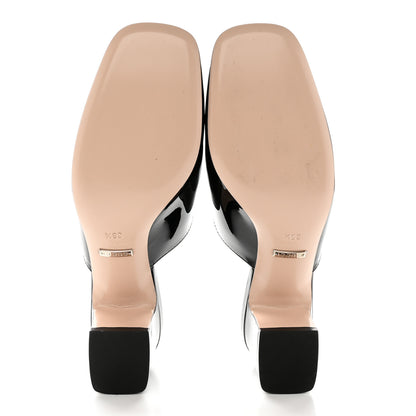 Gucci Patent Lexi Horsebit Mules 36.5 Black 5 of 11