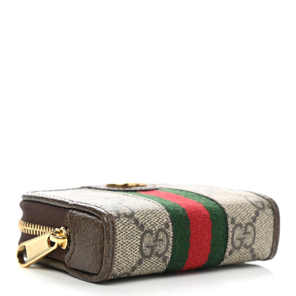 Gucci GG Supreme Monogram Web Ophidia Playing Card Case Beige New Acero 5 of 9